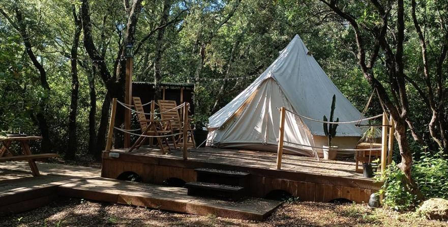 Evasion En Pleine Nature, Tipi Insolite Et Jacuzzi Au Pont Du Gard ! Vers-Pont-du-Gard Eksteriør billede